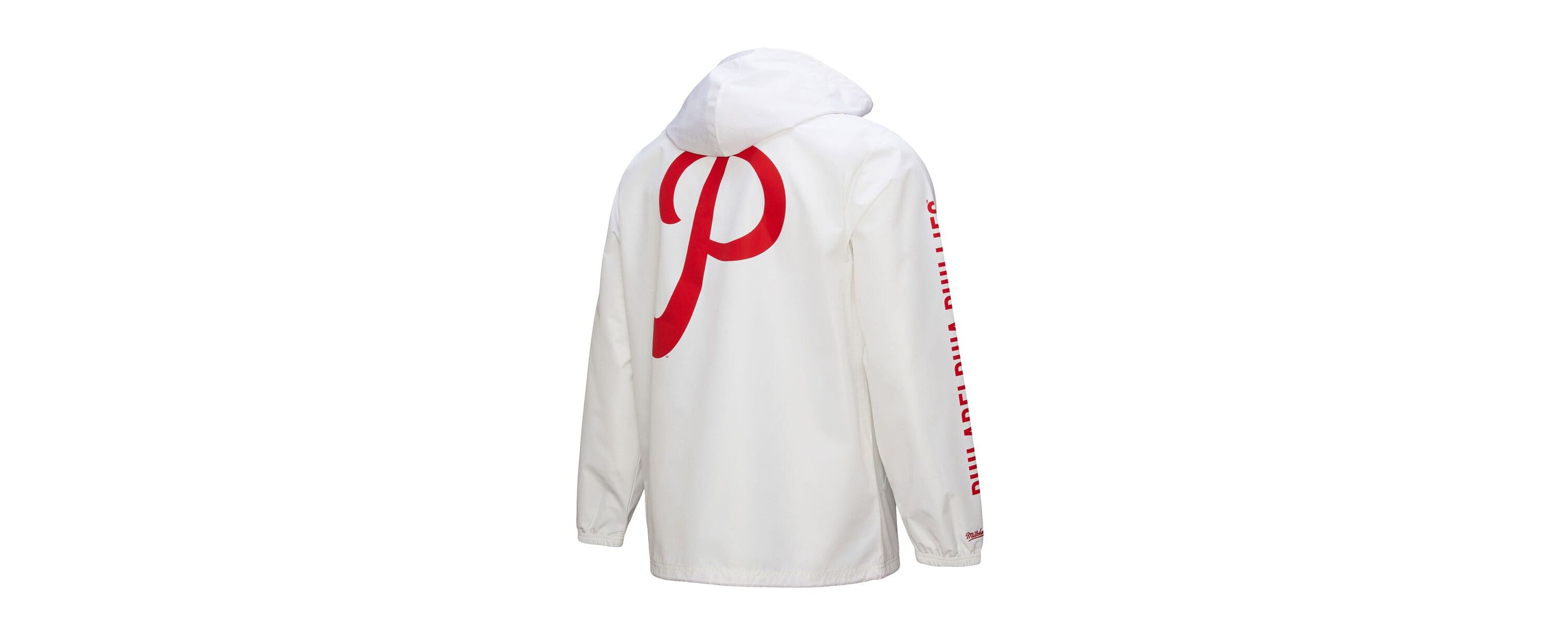 MLB Philadelphia Phillies Vintage Full-Snap Hooded Coaches Jacket