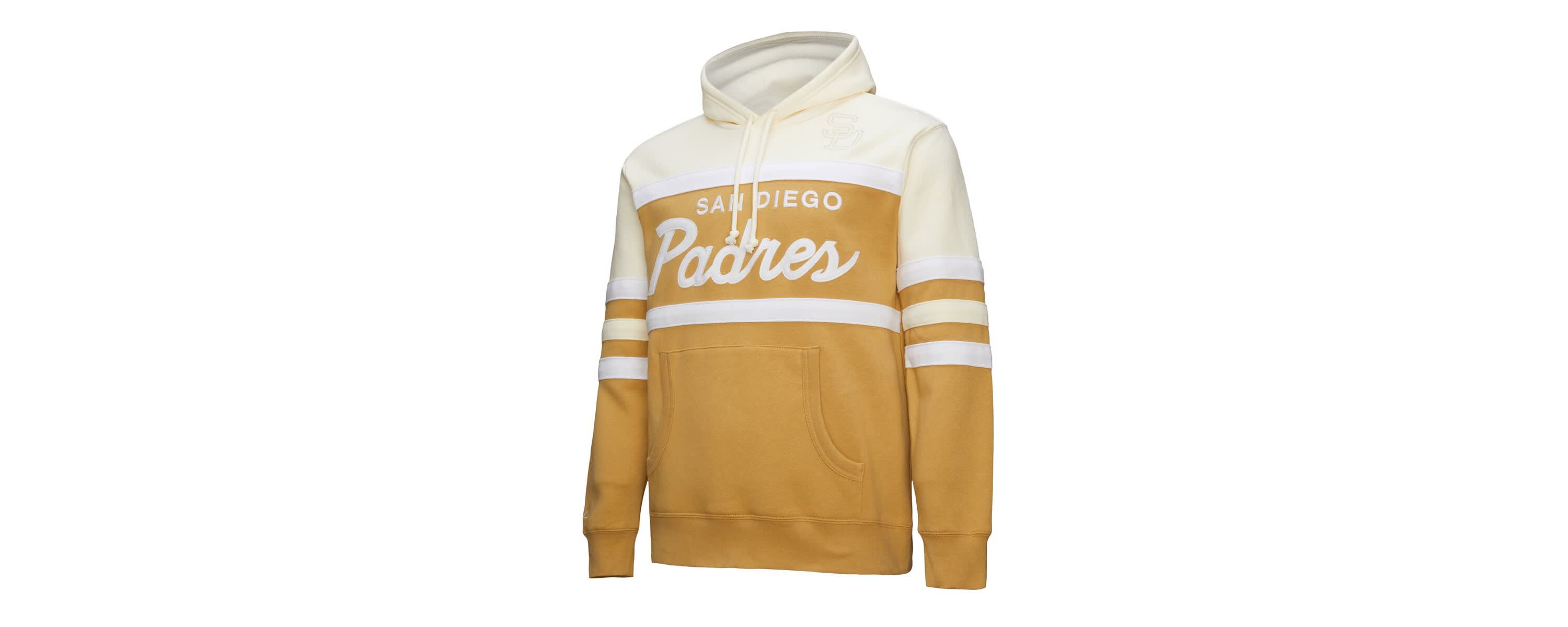 MLB Tan/Cream San Diego Padres Head Coach Pullover Hoodie