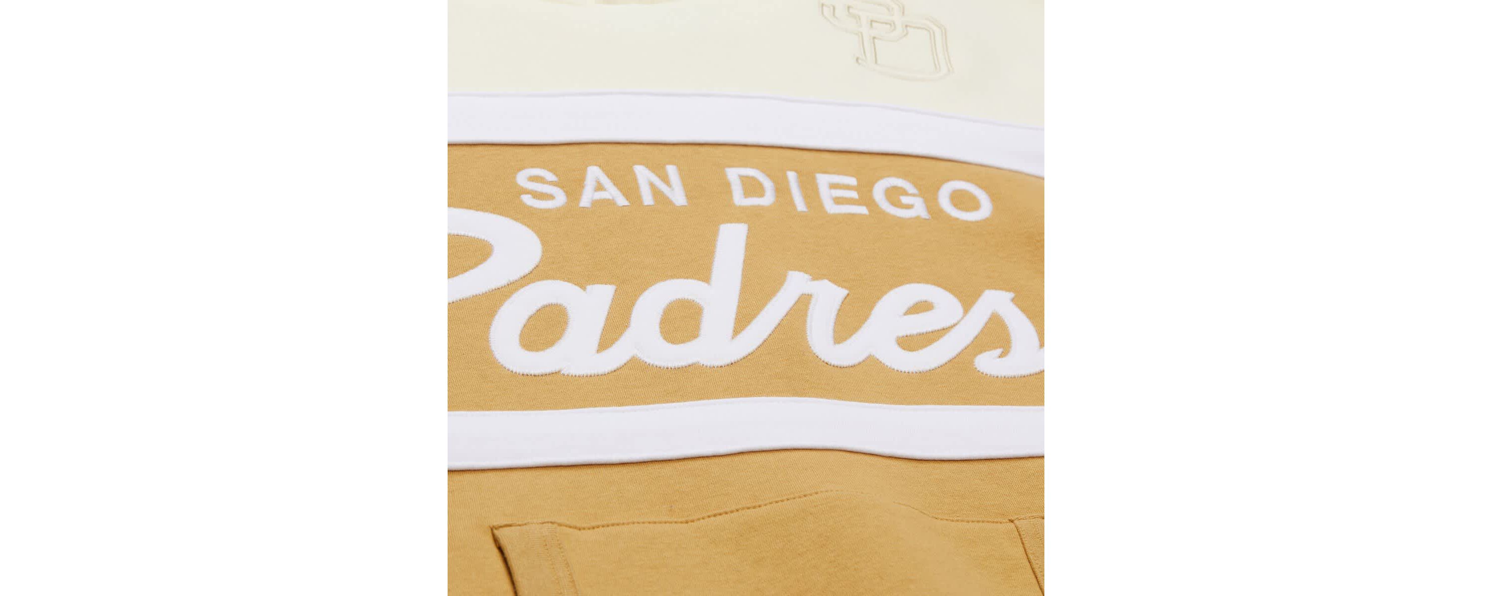 MLB Tan/Cream San Diego Padres Head Coach Pullover Hoodie