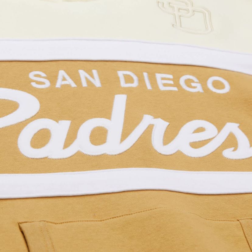 MLB Tan/Cream San Diego Padres Head Coach Pullover Hoodie