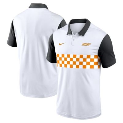 Men's NCAA Nike Tennessee Volunteers Athletic Prep Alt Logo Vapor Dri-FIT Polo, White, XL