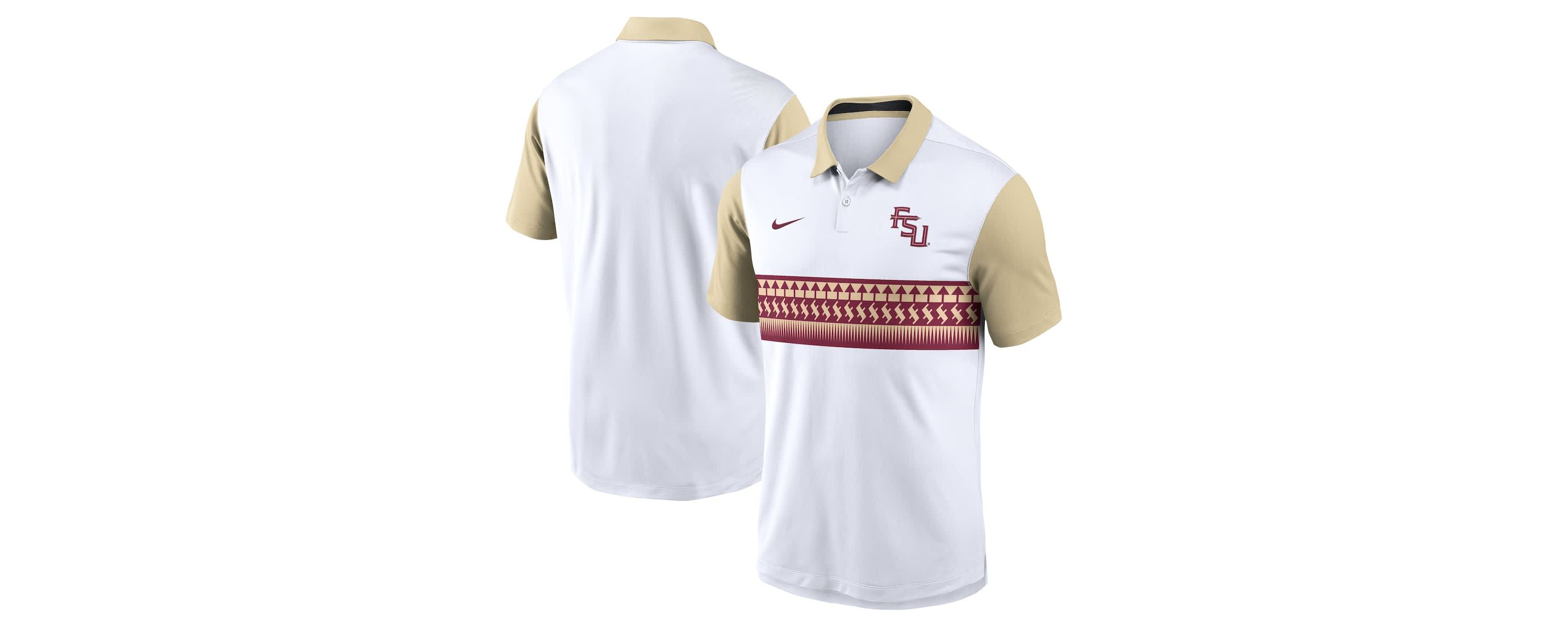 NCAA Nike Florida State Seminoles Athletic Prep Alt Logo Vapor Dri-FIT Polo