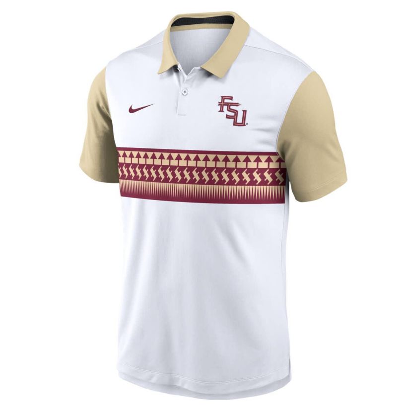 NCAA Nike Florida State Seminoles Athletic Prep Alt Logo Vapor Dri-FIT Polo