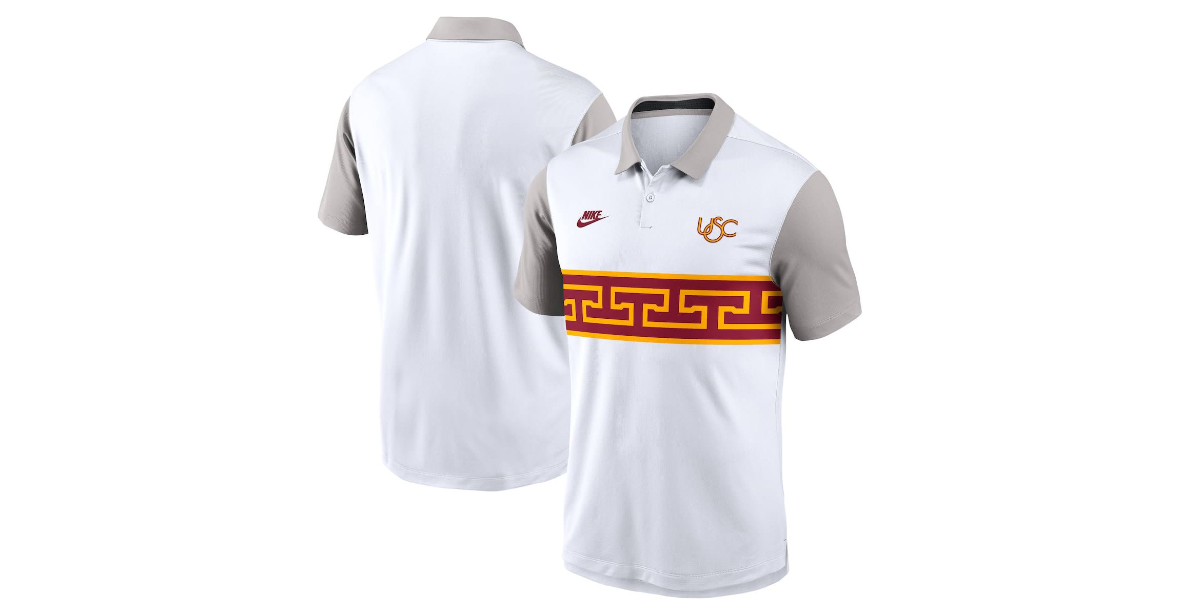 NCAA Nike USC Trojans Athletic Prep Legacy Logo Vapor Dri-FIT Polo
