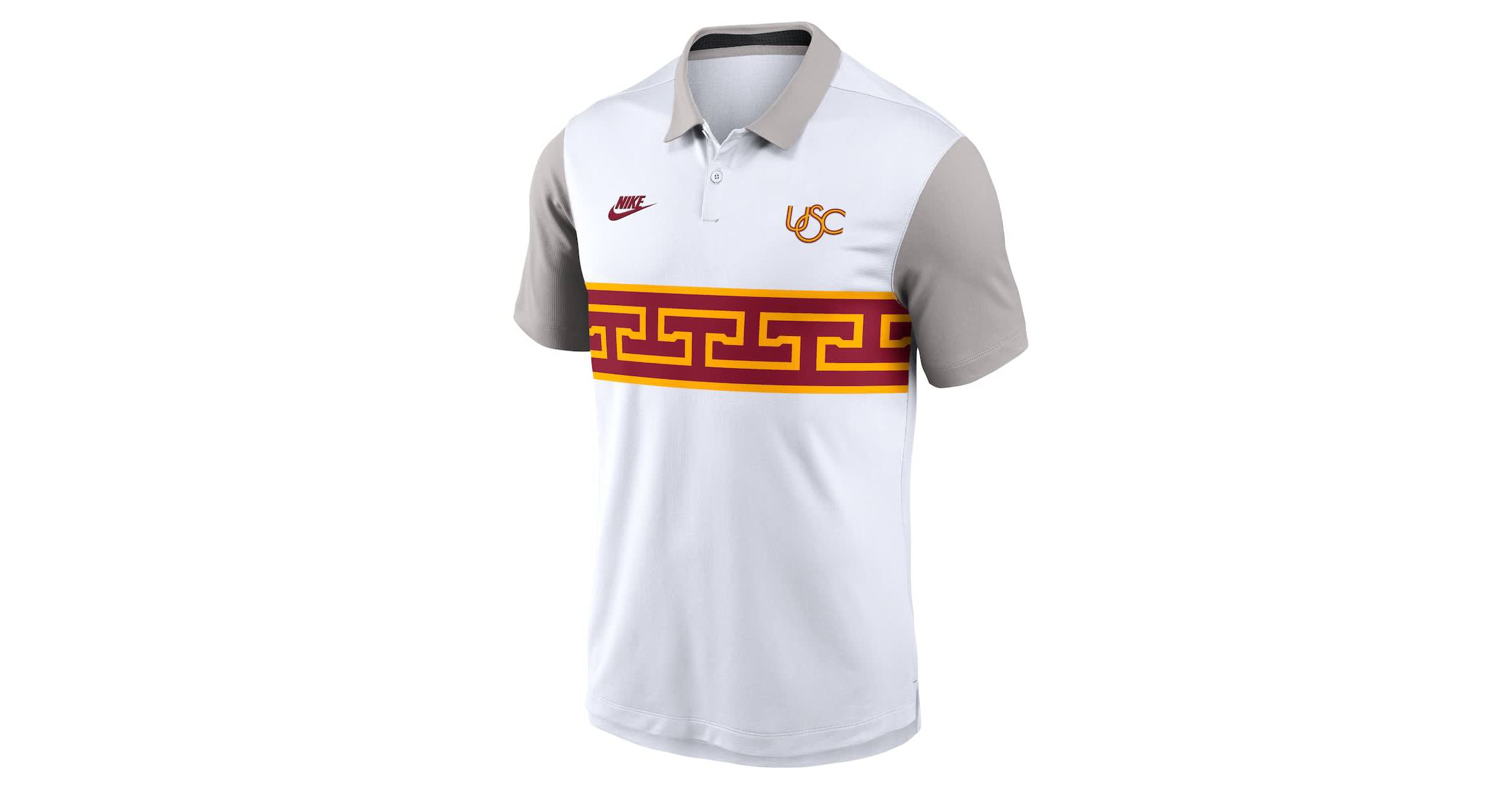 NCAA Nike USC Trojans Athletic Prep Legacy Logo Vapor Dri-FIT Polo