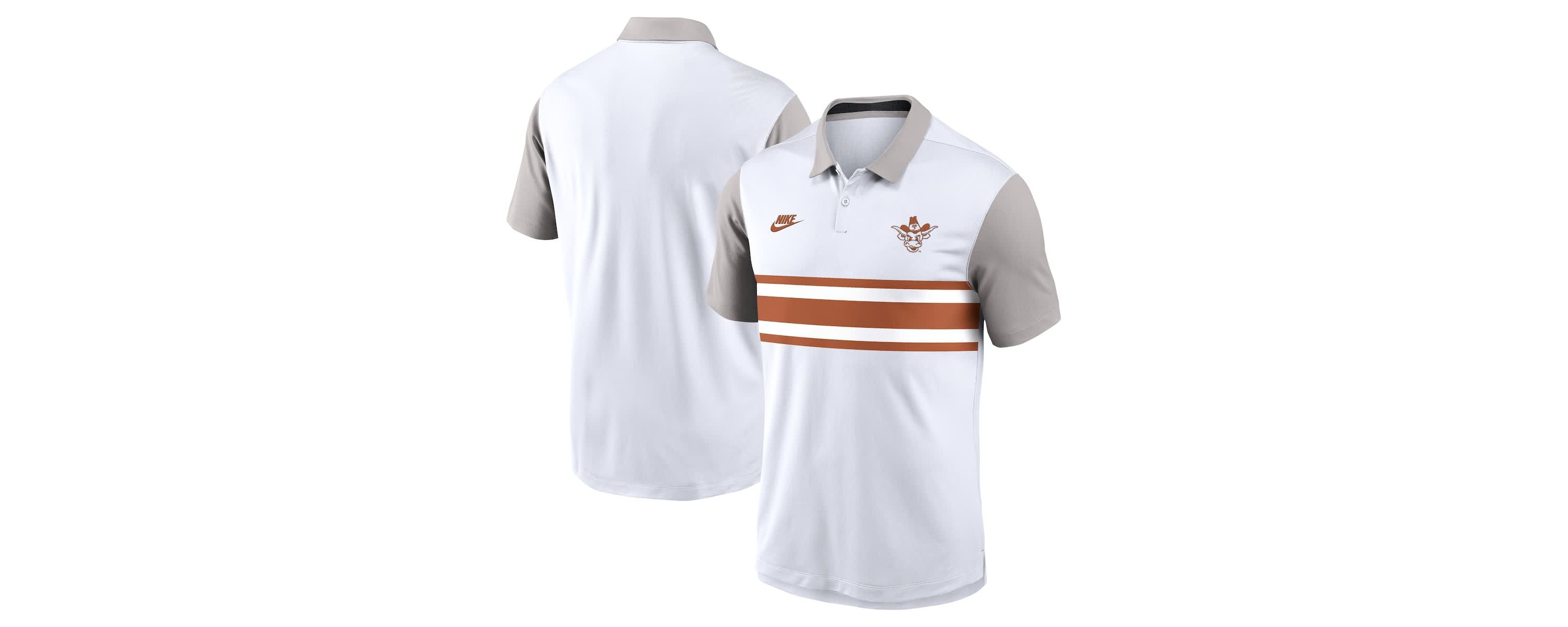 NCAA Nike Texas Longhorns Athletic Prep Legacy Logo Vapor Dri-FIT Polo