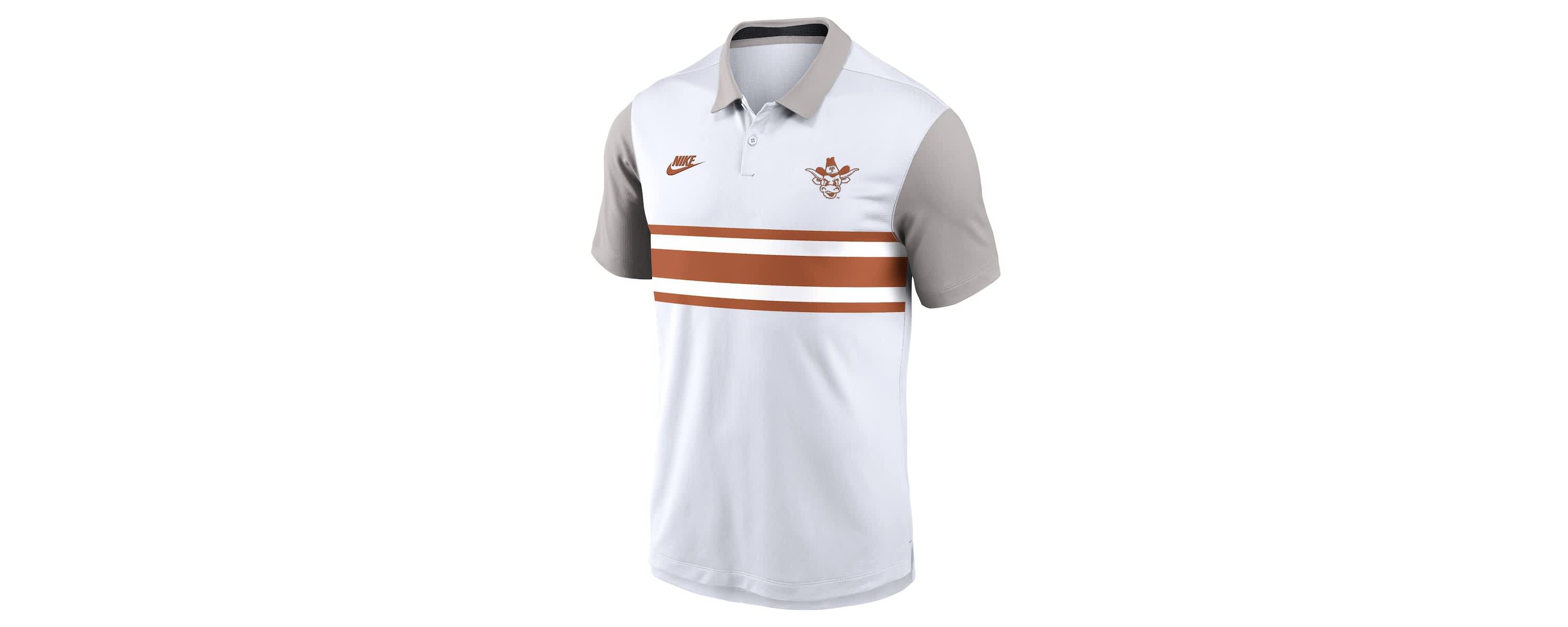 NCAA Nike Texas Longhorns Athletic Prep Legacy Logo Vapor Dri-FIT Polo