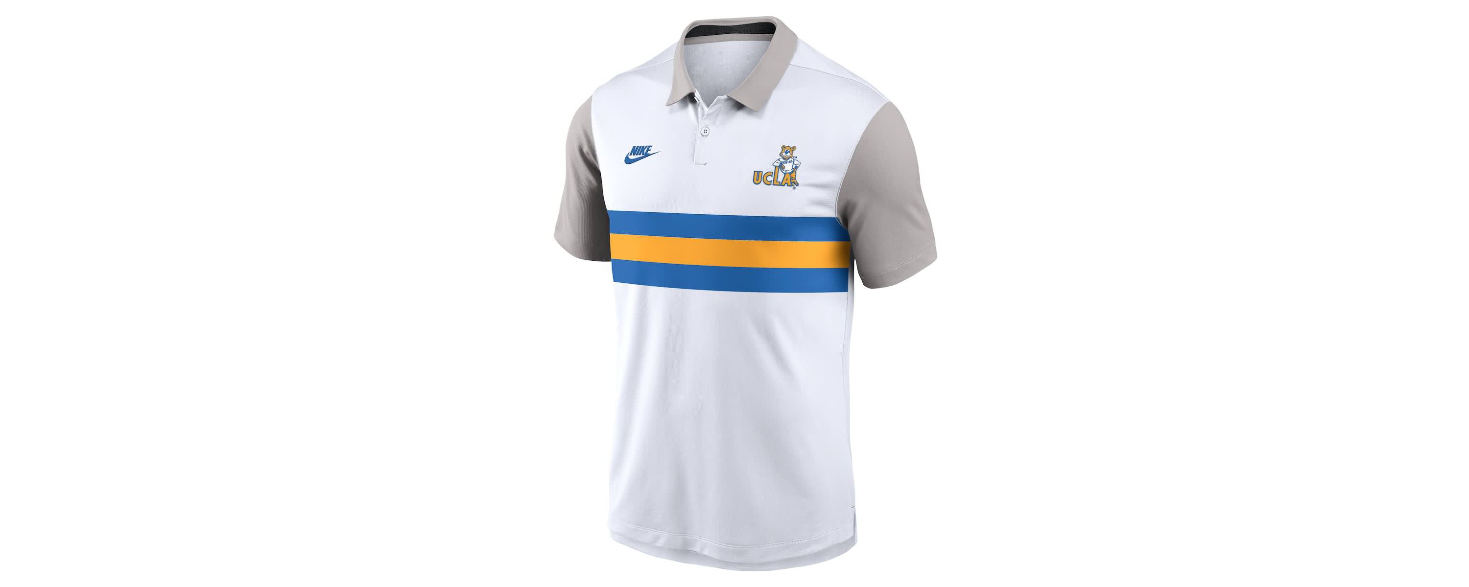 NCAA Nike UCLA Bruins Athletic Prep Legacy Logo Vapor Dri-FIT Polo