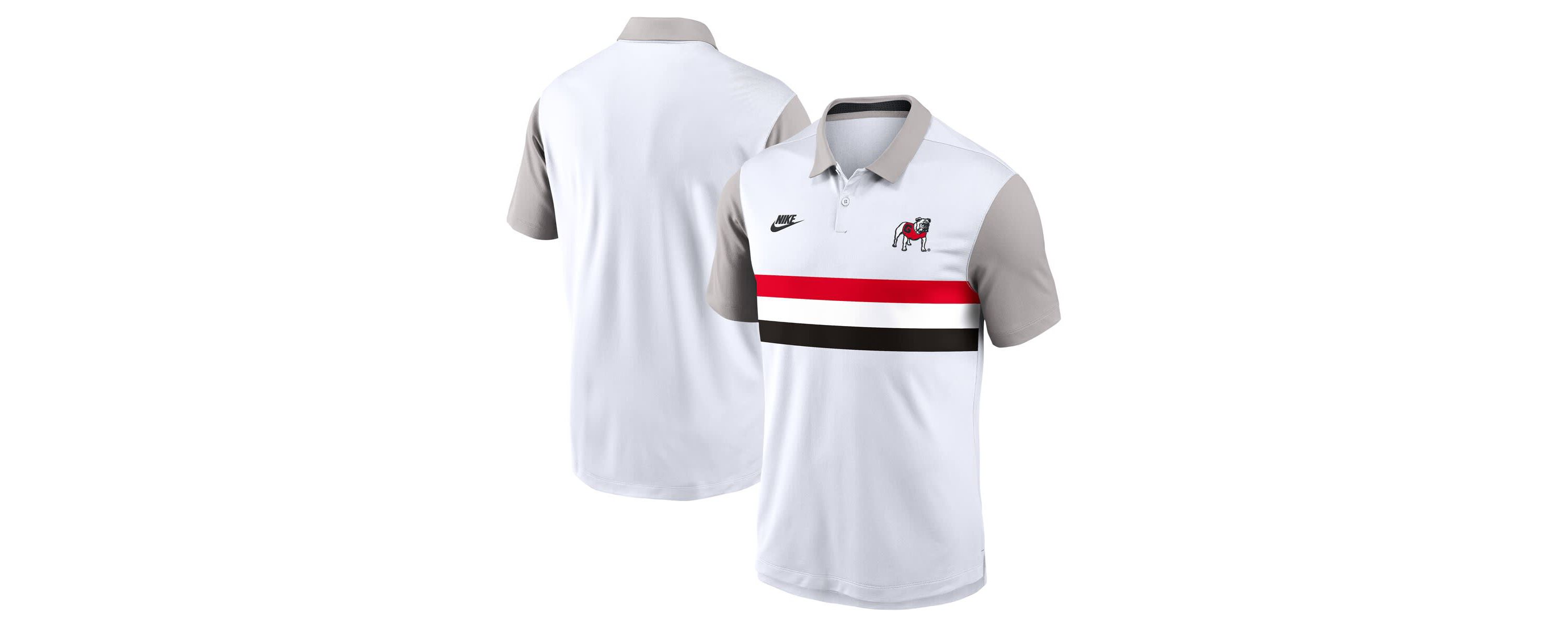 NCAA Nike Georgia Bulldogs Athletic Prep Legacy Logo Vapor Dri-FIT Polo