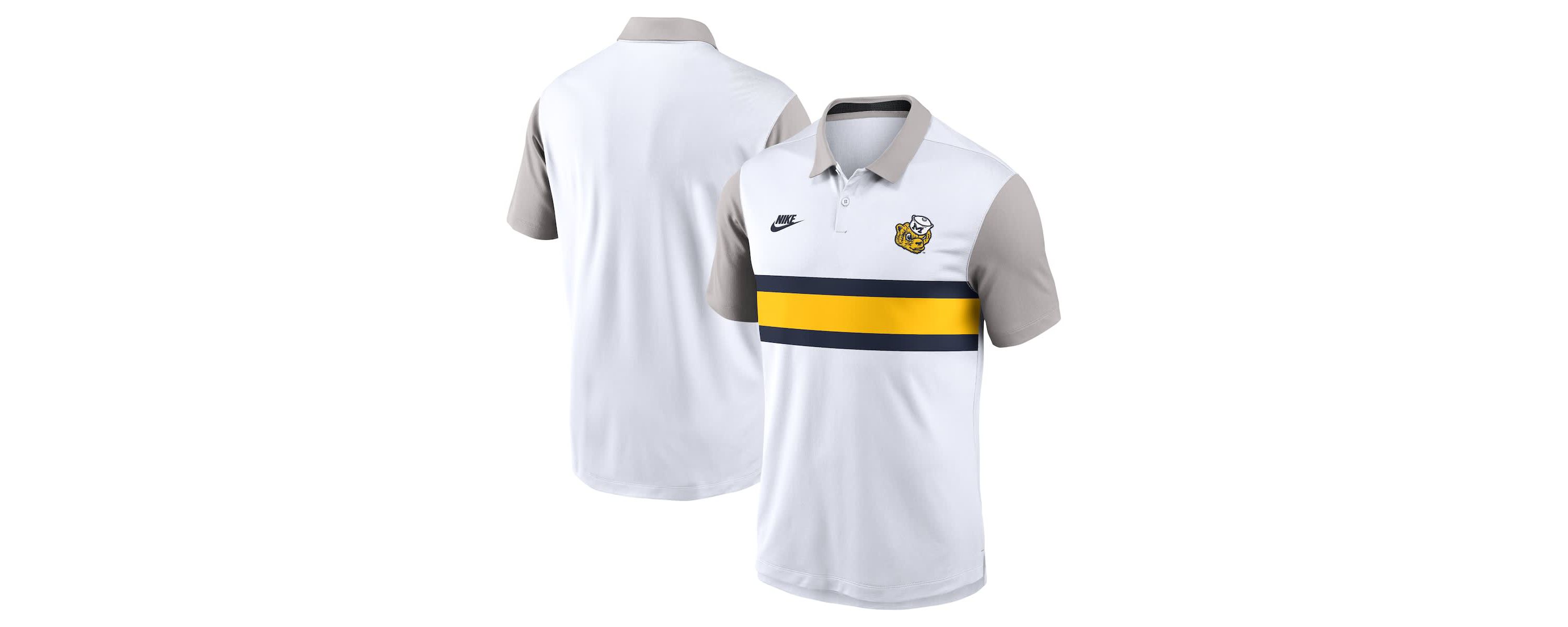 NCAA Nike Michigan Wolverines Athletic Prep Legacy Logo Vapor Dri-FIT Polo