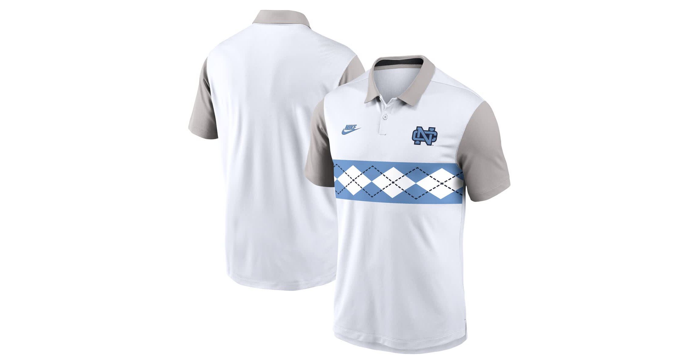 NCAA Nike North Carolina Tar Heels Athletic Prep Legacy Logo Vapor Dri-FIT Polo