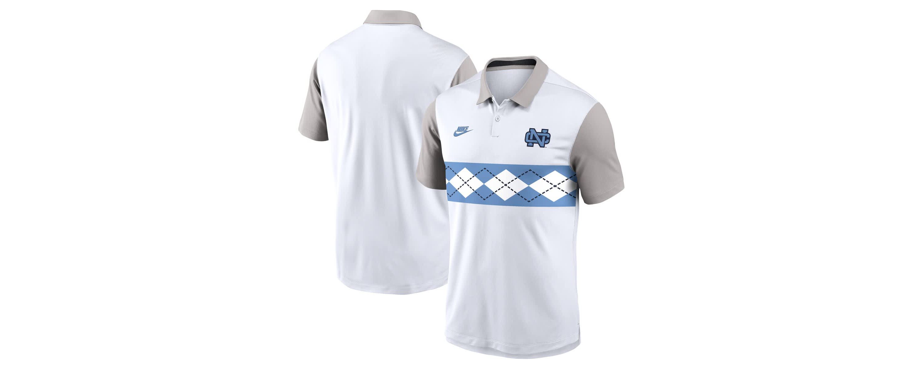 NCAA Nike North Carolina Tar Heels Athletic Prep Legacy Logo Vapor Dri-FIT Polo