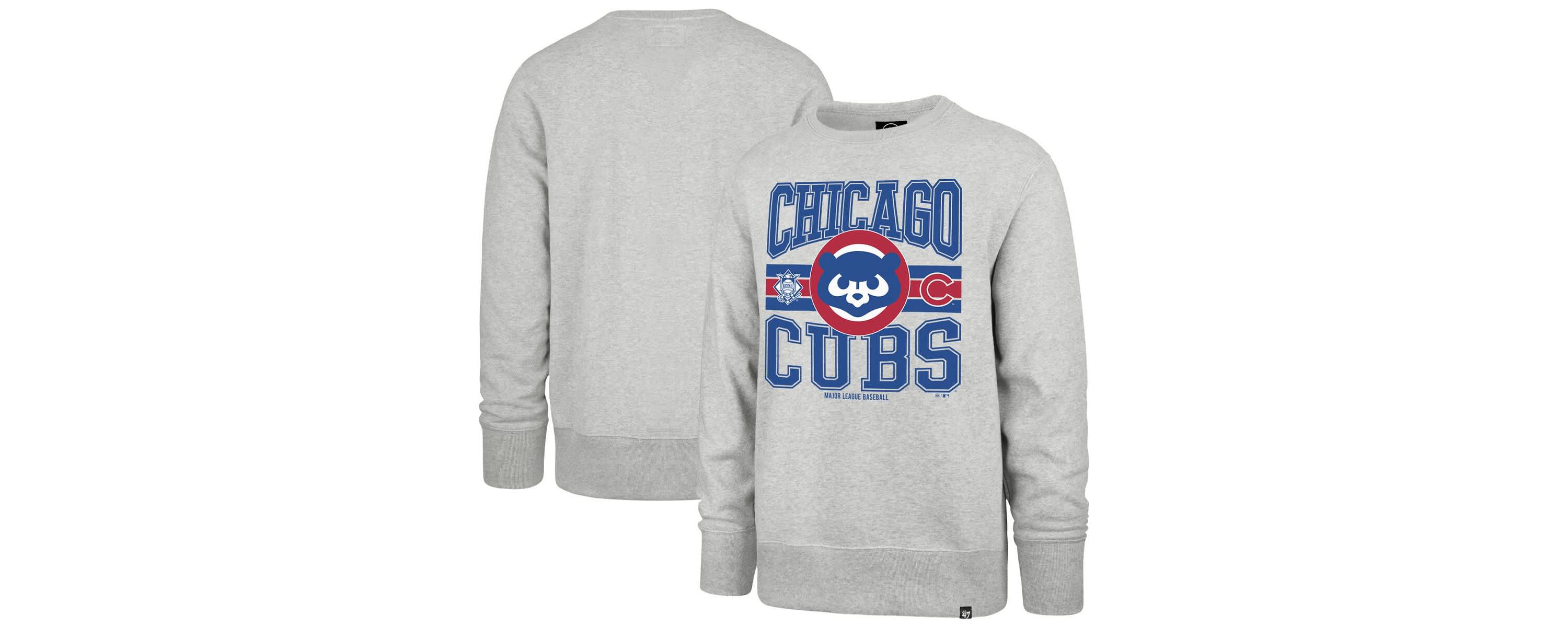 MLB Chicago Cubs Letters Headline Pullover Sweatshirt