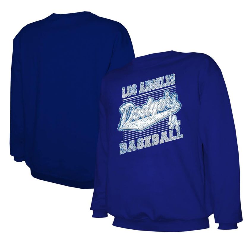 MLB Los Angeles Dodgers Lightweight Crew Sweatshirt