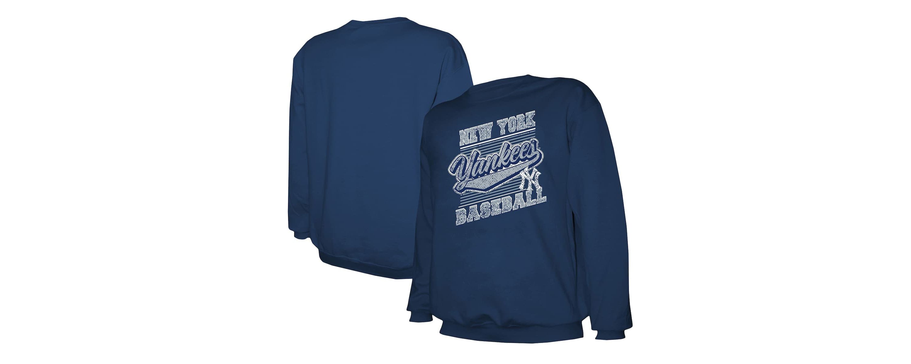 MLB New York Yankees Lightweight Crew Sweatshirt