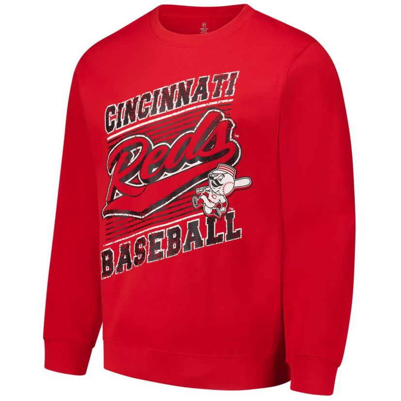 MLB Cincinnati Reds Pullover Sweatshirt