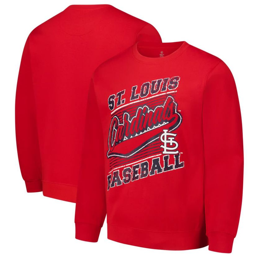 MLB St. Louis Cardinals Lightweight Crew Sweatshirt