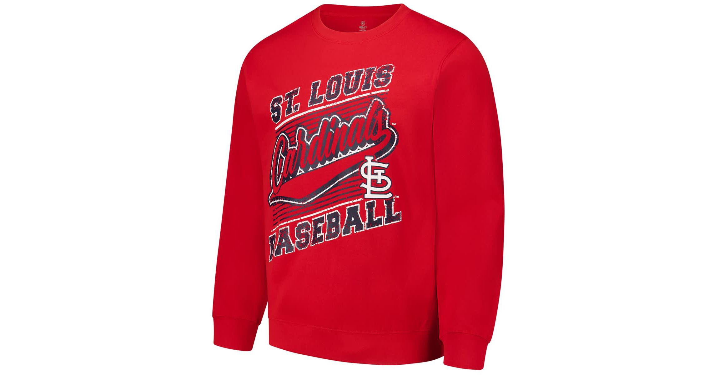 MLB St. Louis Cardinals Lightweight Crew Sweatshirt