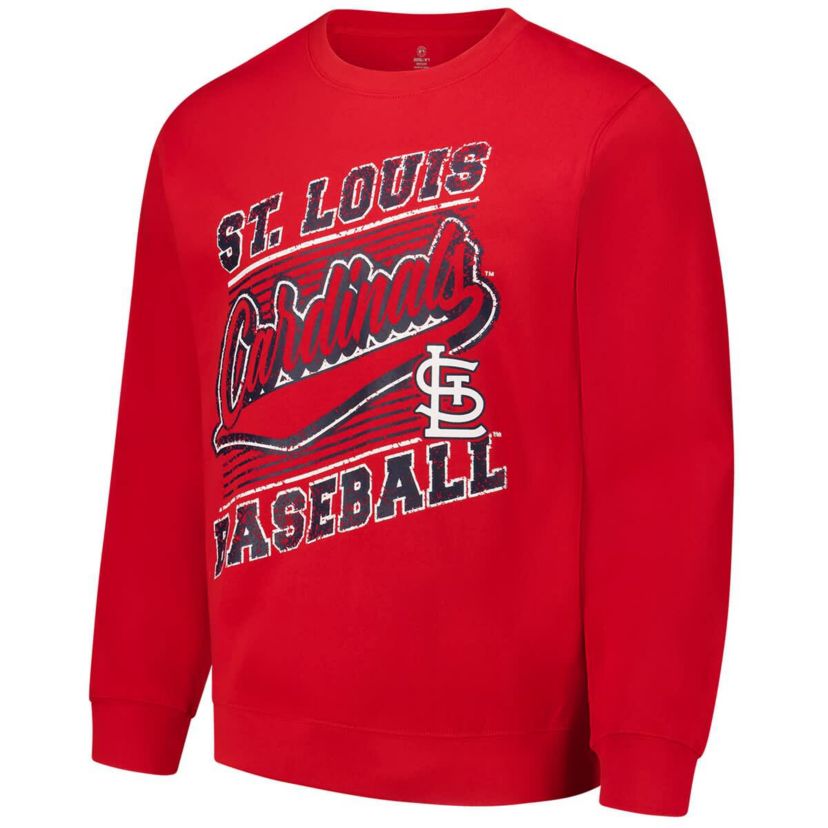 MLB St. Louis Cardinals Lightweight Crew Sweatshirt
