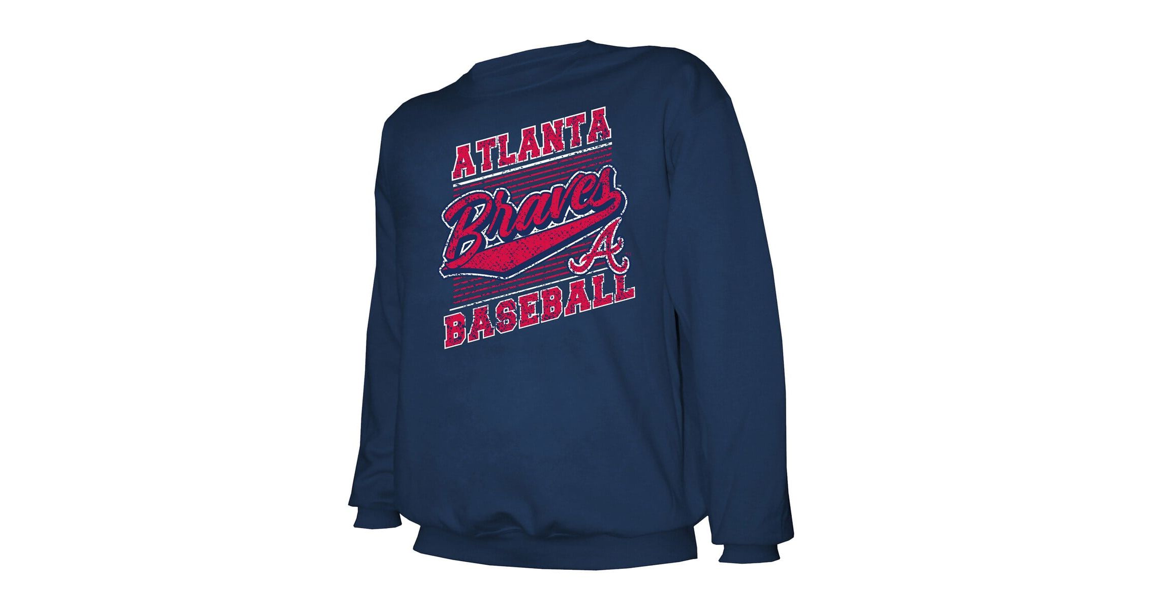 MLB Atlanta Braves Lightweight Crew Sweatshirt