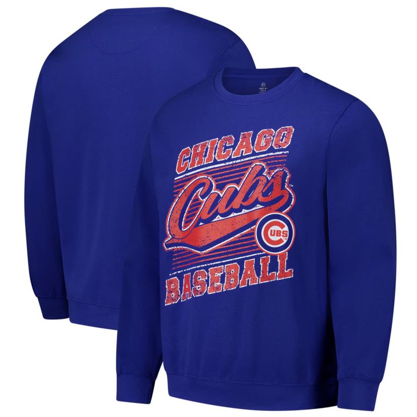 MLB Chicago Cubs Lightweight Crew Sweatshirt