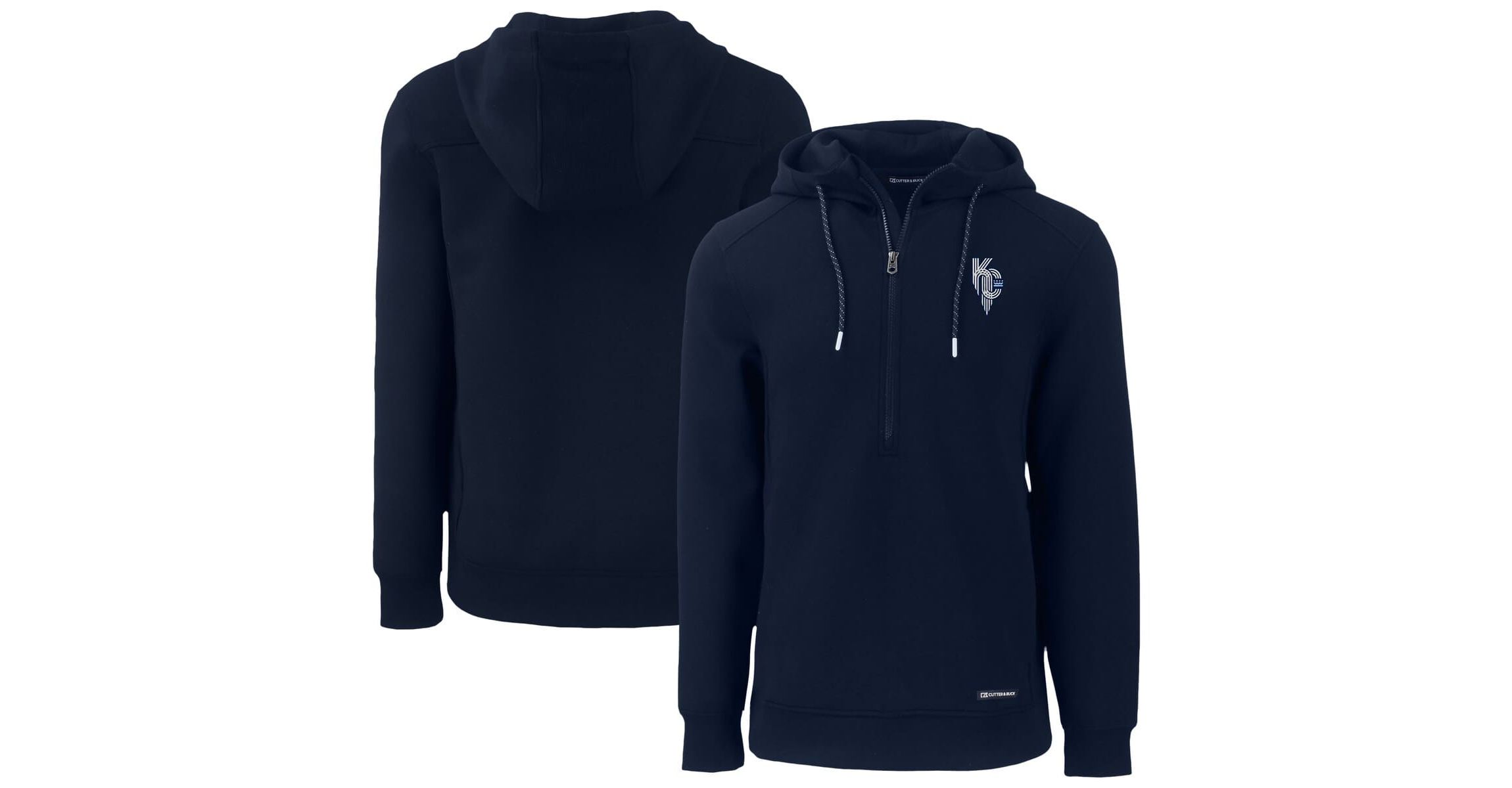 MLB Kansas City Royals Roam Eco Recycled Half-Zip Pullover Hoodie