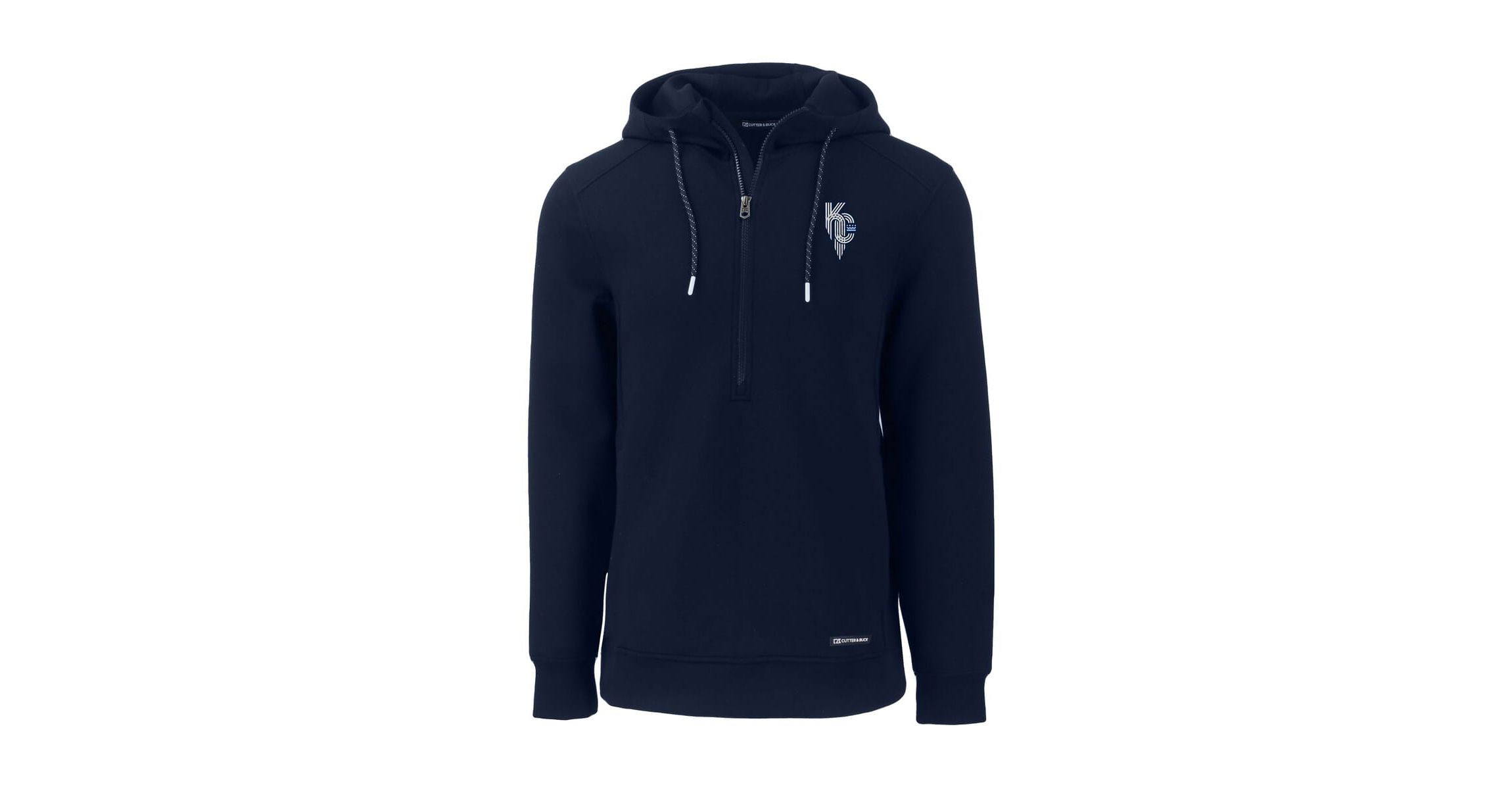 MLB Kansas City Royals Roam Eco Recycled Half-Zip Pullover Hoodie