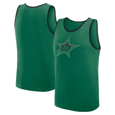 Men's NHL Logo Athletic Kelly Dallas Stars Unmatched Success Tank Top, Green, Medium