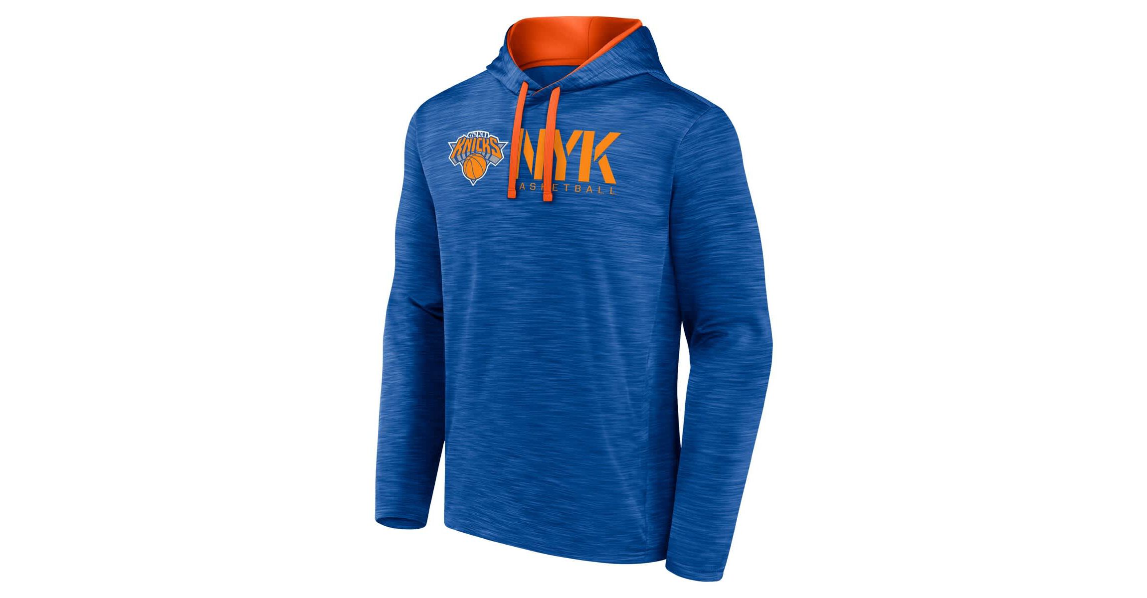 NBA Logo Athletic New York Knicks Head Start Pullover Hoodie