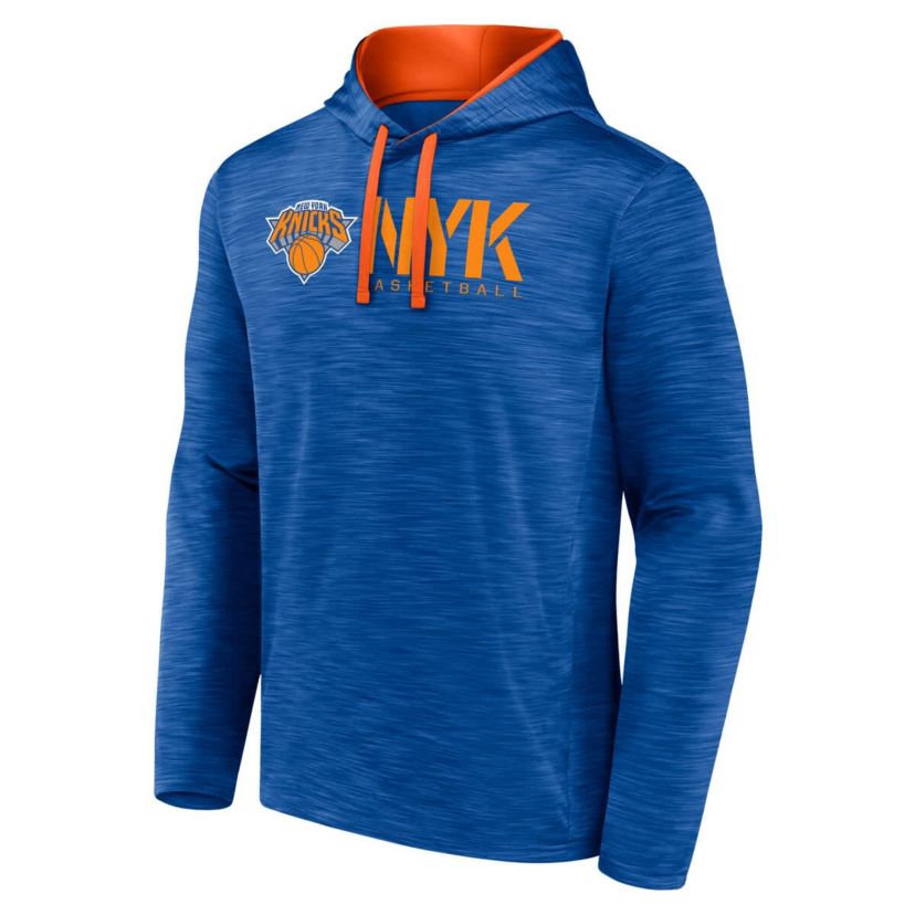 NBA Logo Athletic New York Knicks Head Start Pullover Hoodie