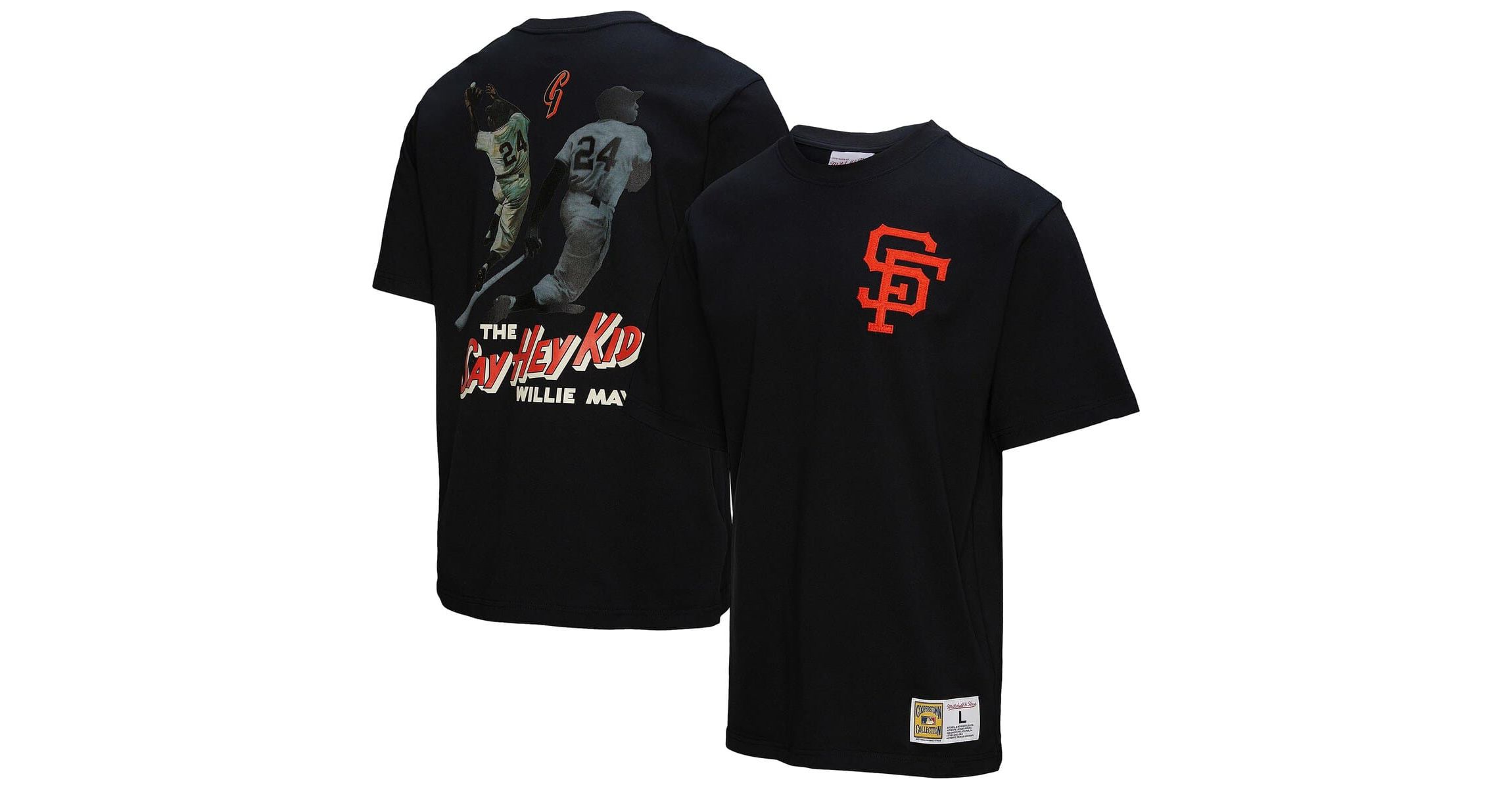 MLB Willie Mays San Francisco Giants Legends Collection Vintage Logo T-Shirt
