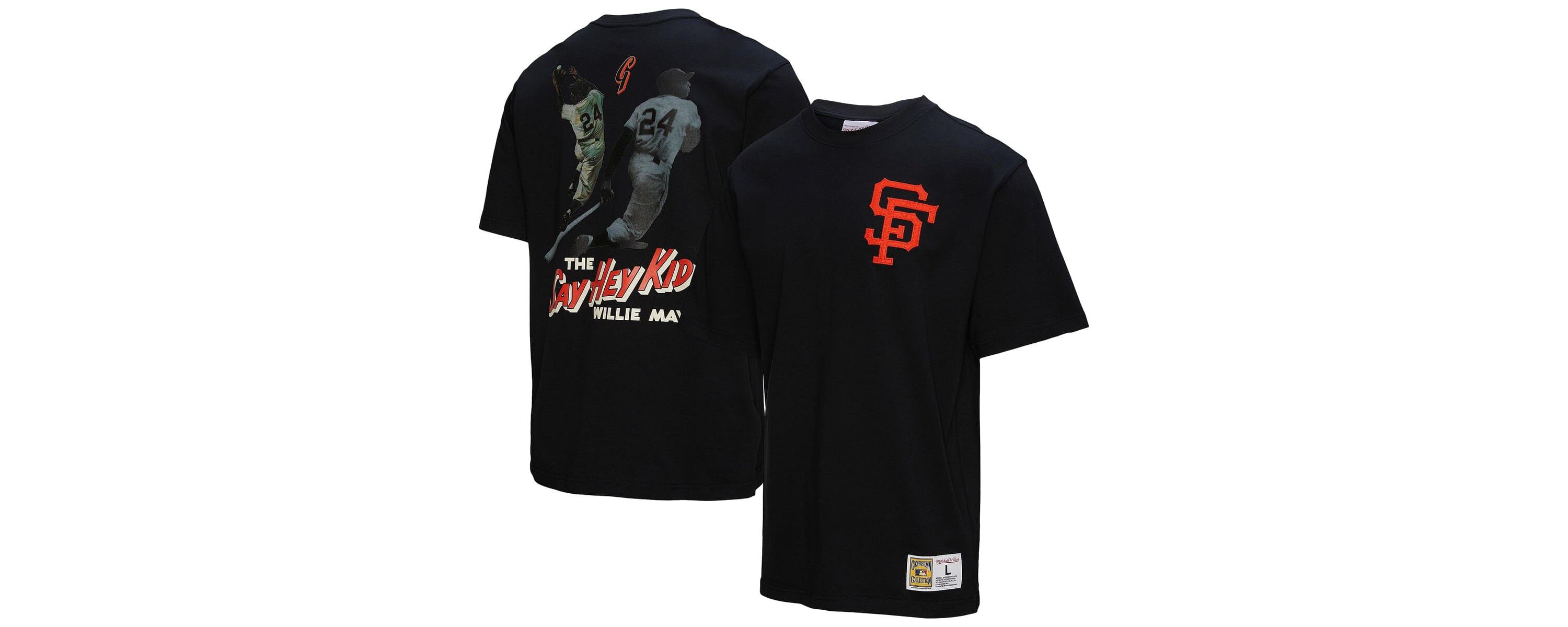 MLB Willie Mays San Francisco Giants Legends Collection Vintage Logo T-Shirt
