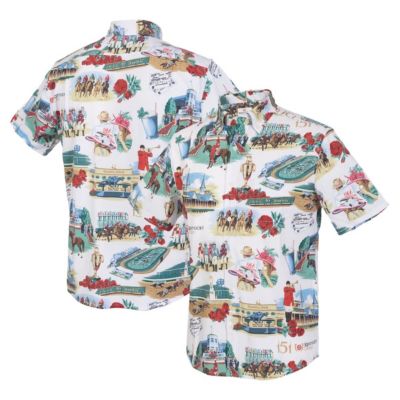 Reyn Spooner Horse Racing 151st Kentucky Derby Button-Up Shirt | Belk