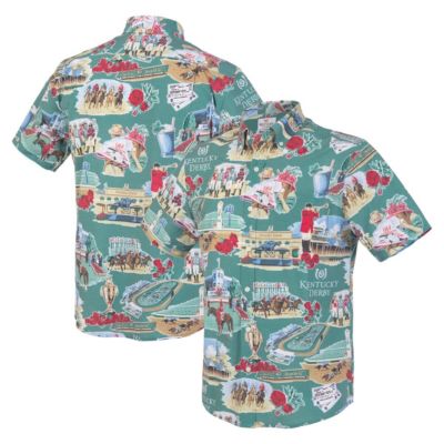 Reyn Spooner Mens Horse Racing Kentucky Derby ButtonUp Shirt