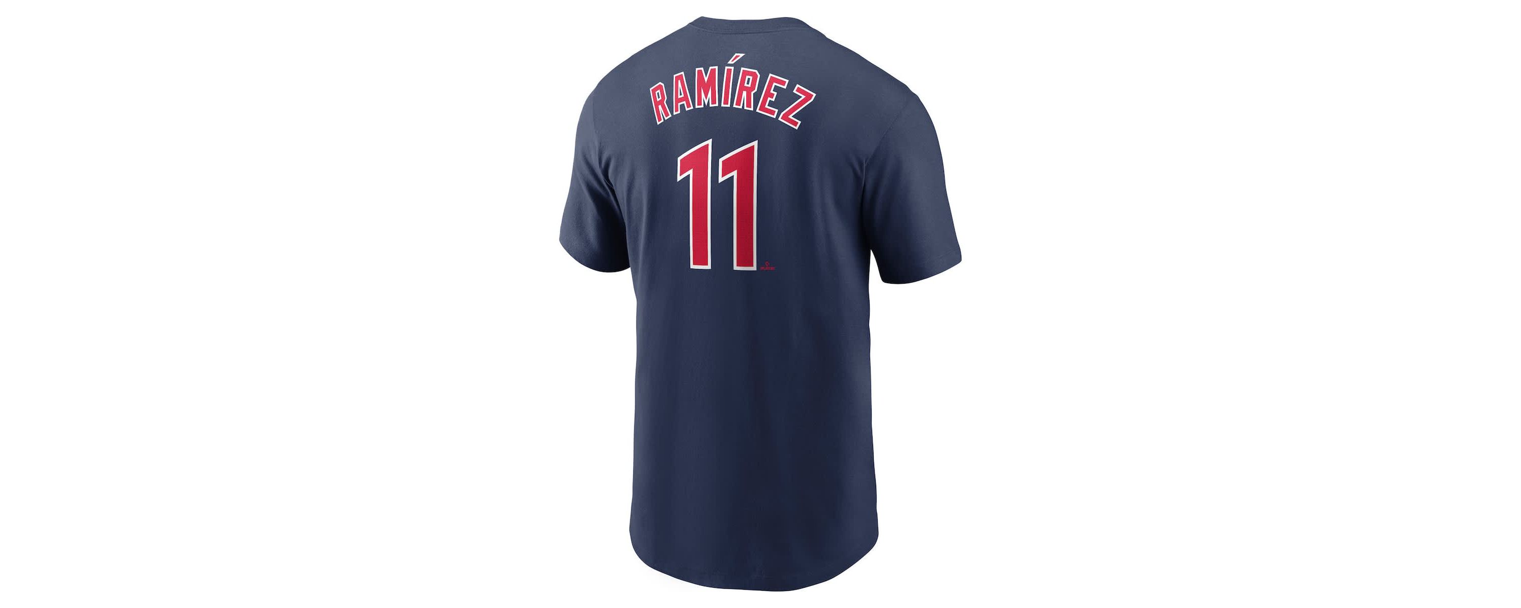MLB Nike Jose Ramirez Cleveland Guardians Fuse Name & Number T-Shirt