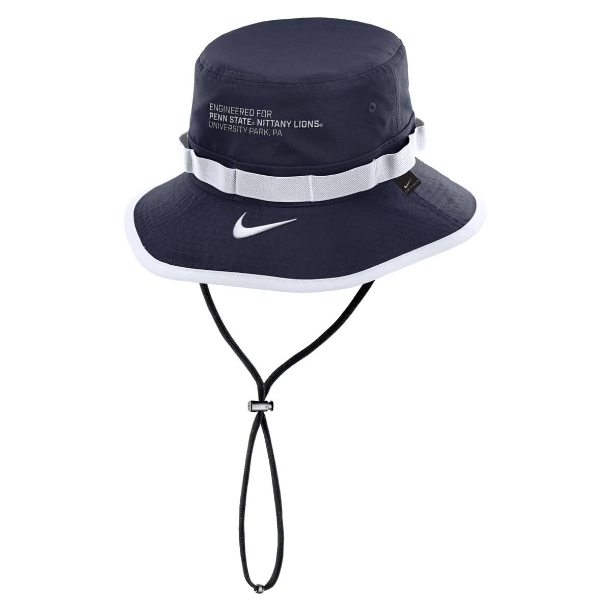 NCAA Nike Penn State Nittany Lions 2025 Sideline Apex Boonie Performance Bucket Hat