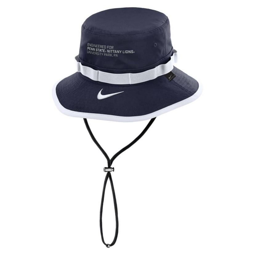 NCAA Nike Penn State Nittany Lions 2025 Sideline Apex Boonie Performance Bucket Hat