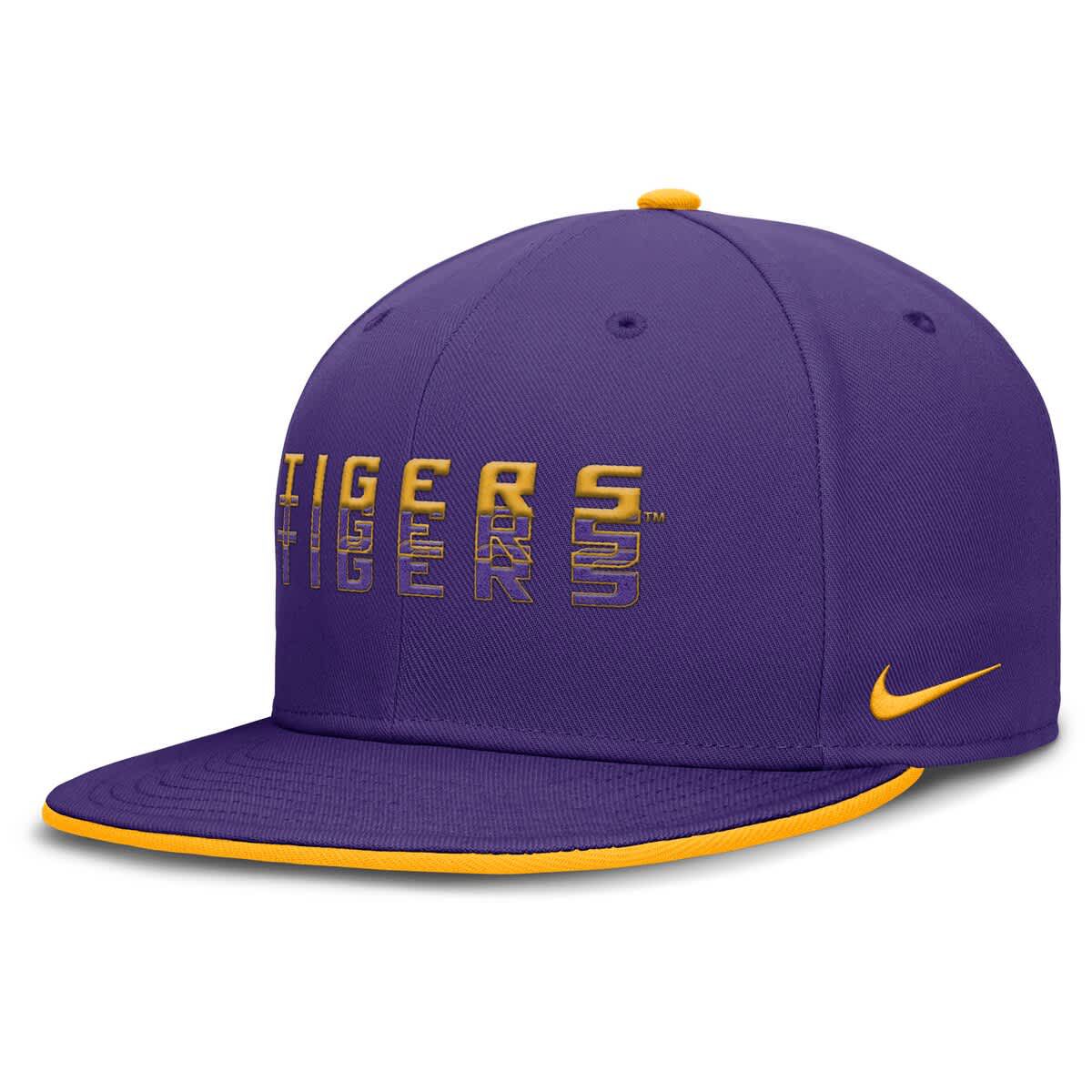 NCAA Nike LSU Tigers True Primetime Performance Fitted Hat