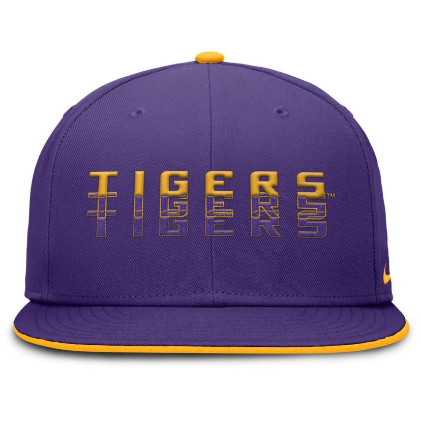 NCAA Nike LSU Tigers True Primetime Performance Fitted Hat