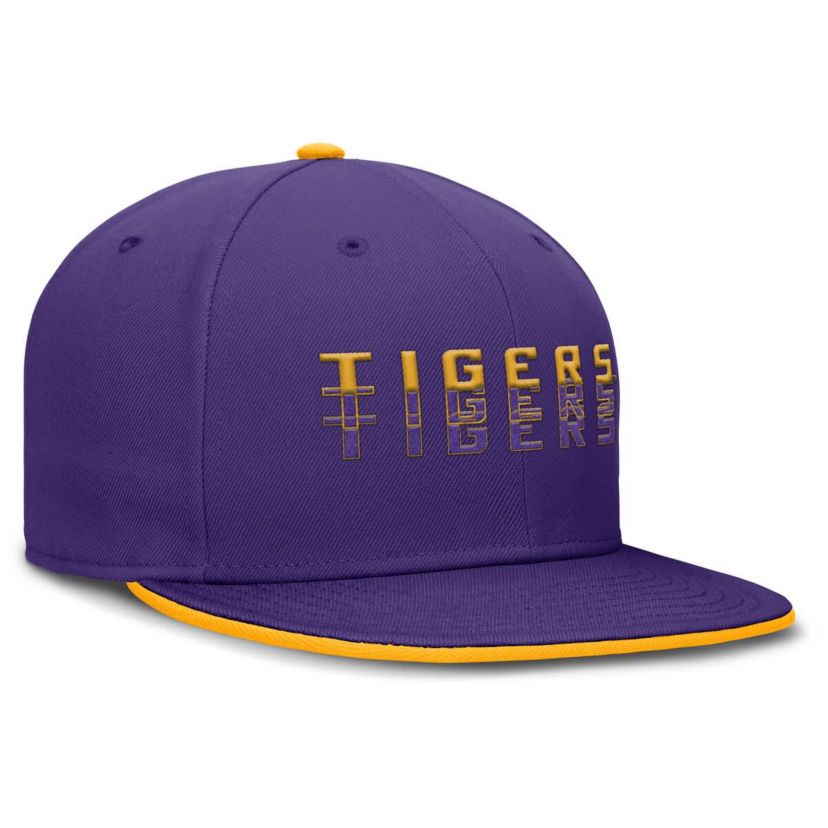 NCAA Nike LSU Tigers True Primetime Performance Fitted Hat