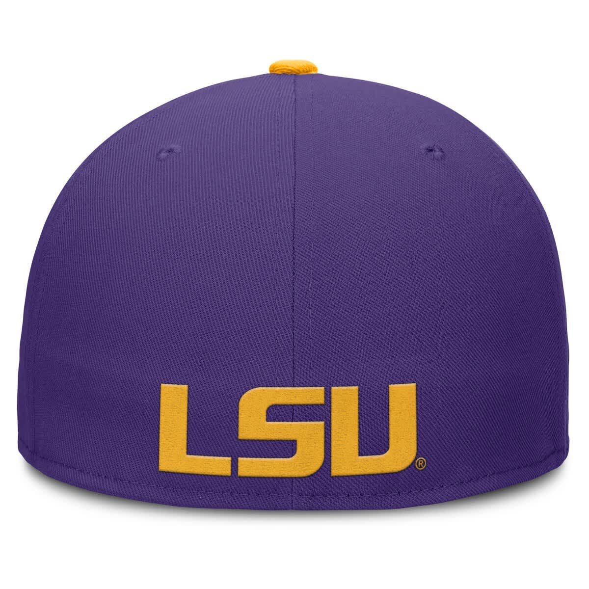 NCAA Nike LSU Tigers True Primetime Performance Fitted Hat