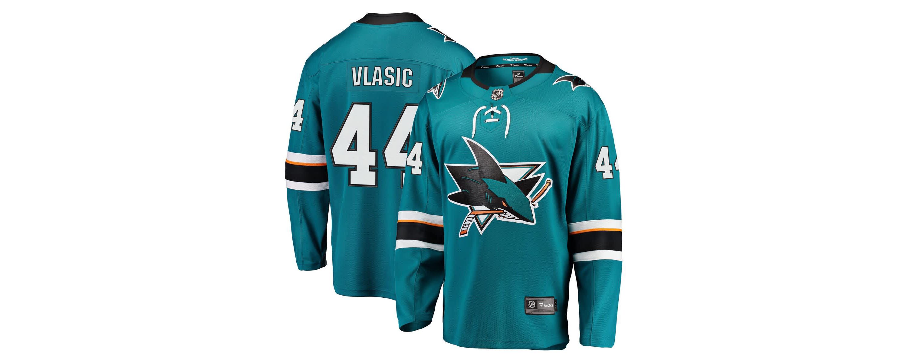 NHL Fanatics Marc-Edouard Vlasic San Jose Sharks Breakaway Jersey