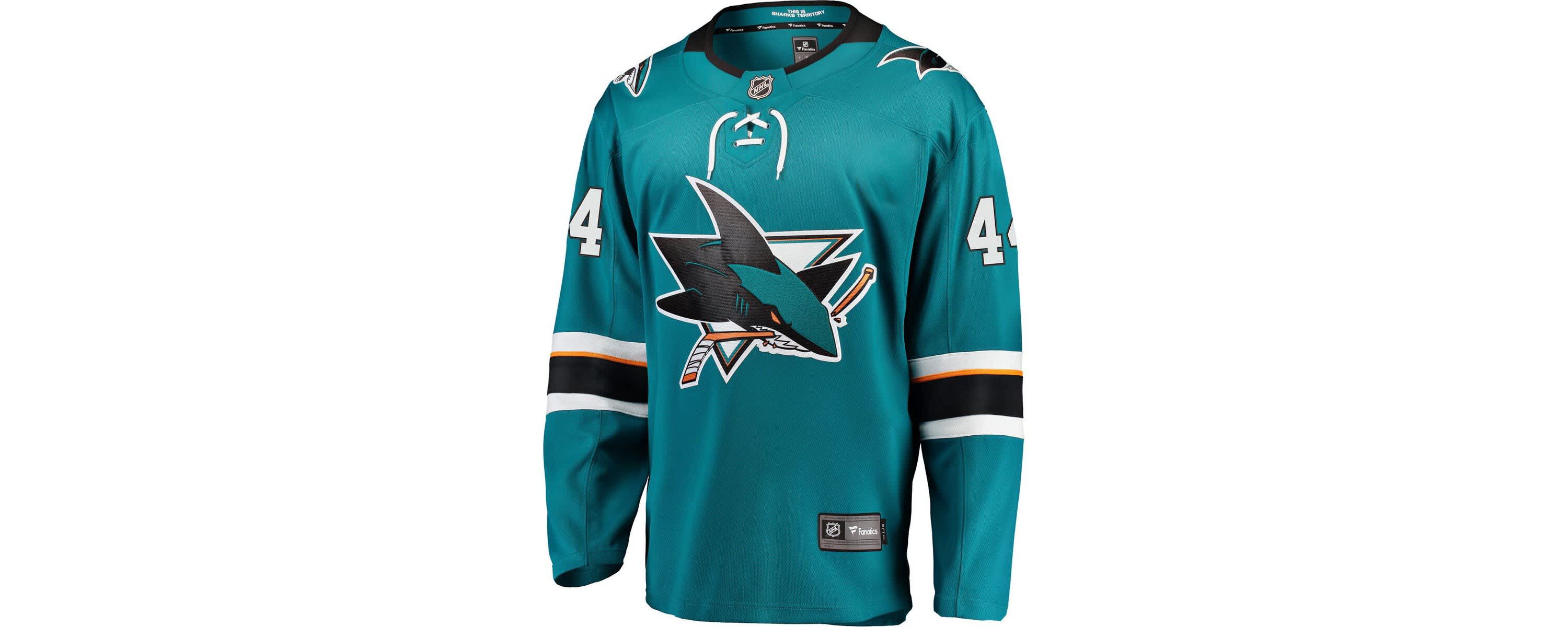 NHL Fanatics Marc-Edouard Vlasic San Jose Sharks Breakaway Jersey