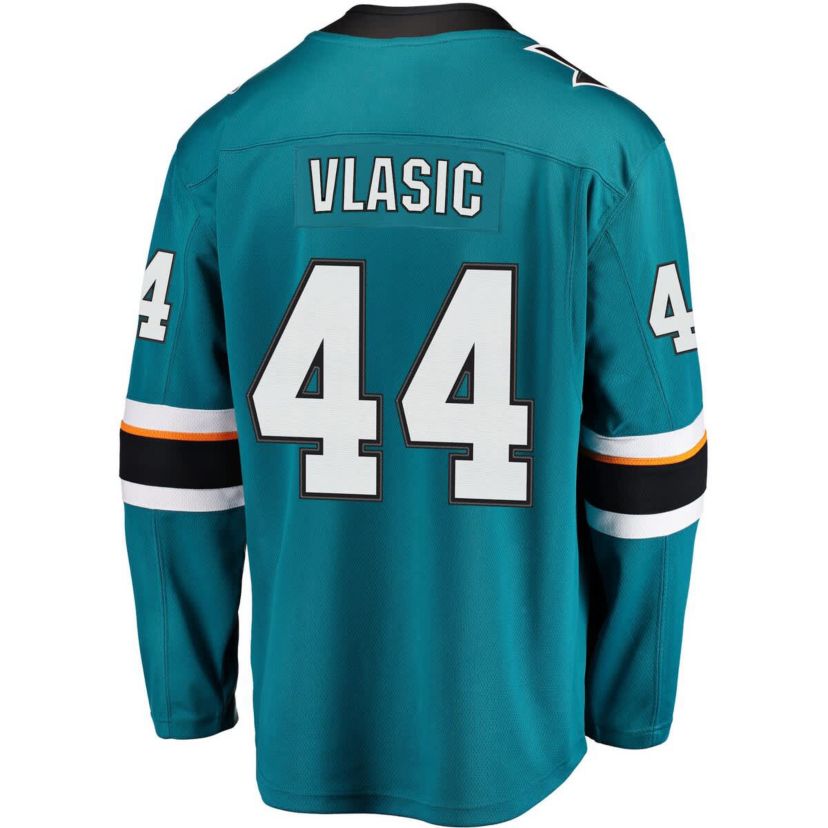 NHL Fanatics Marc-Edouard Vlasic San Jose Sharks Breakaway Jersey