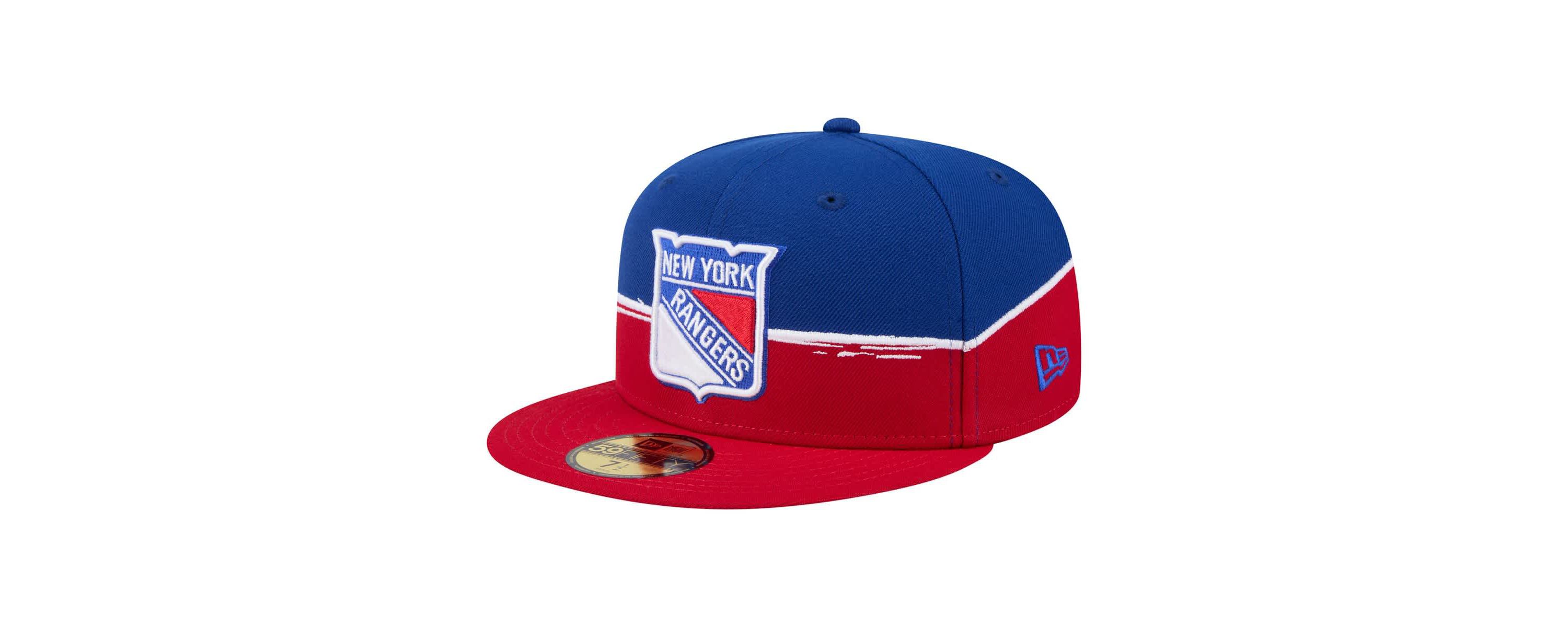 NHL Red/Royal New York Rangers Vintage Color Dip 59FIFTY Fitted Hat