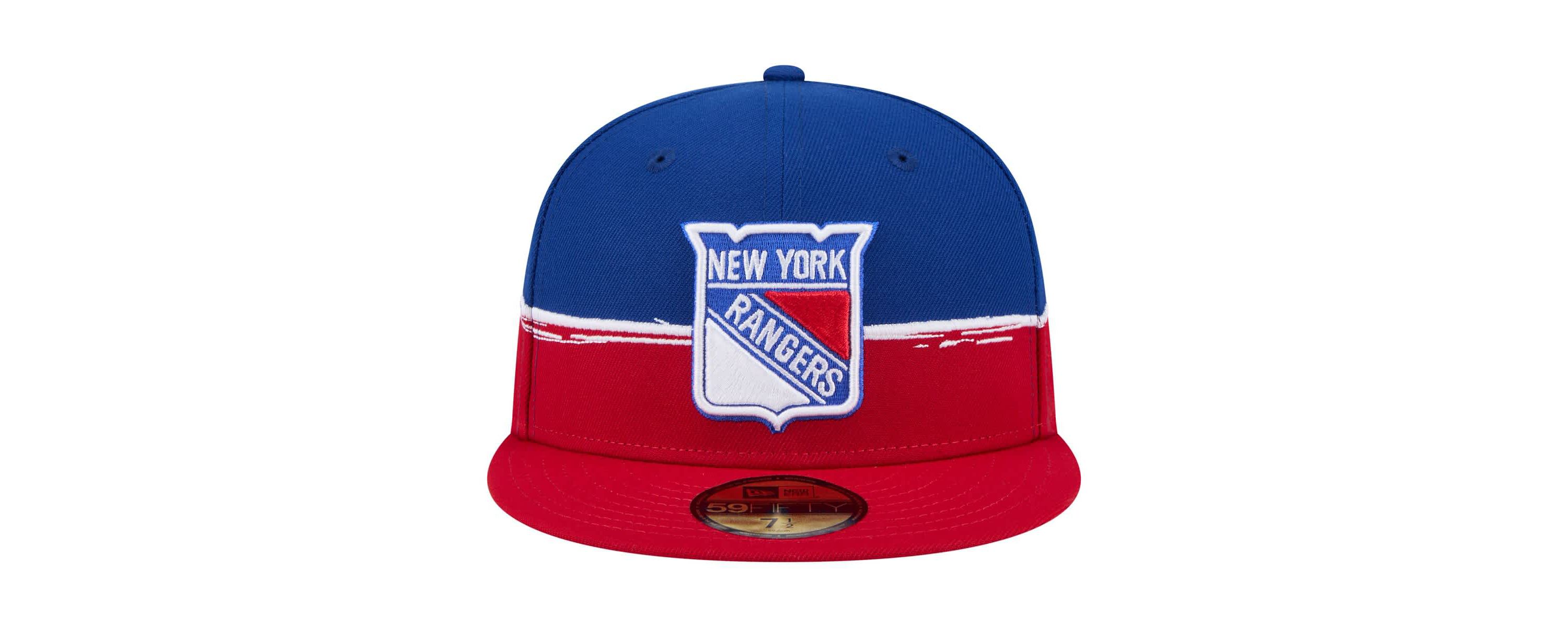 NHL Red/Royal New York Rangers Vintage Color Dip 59FIFTY Fitted Hat