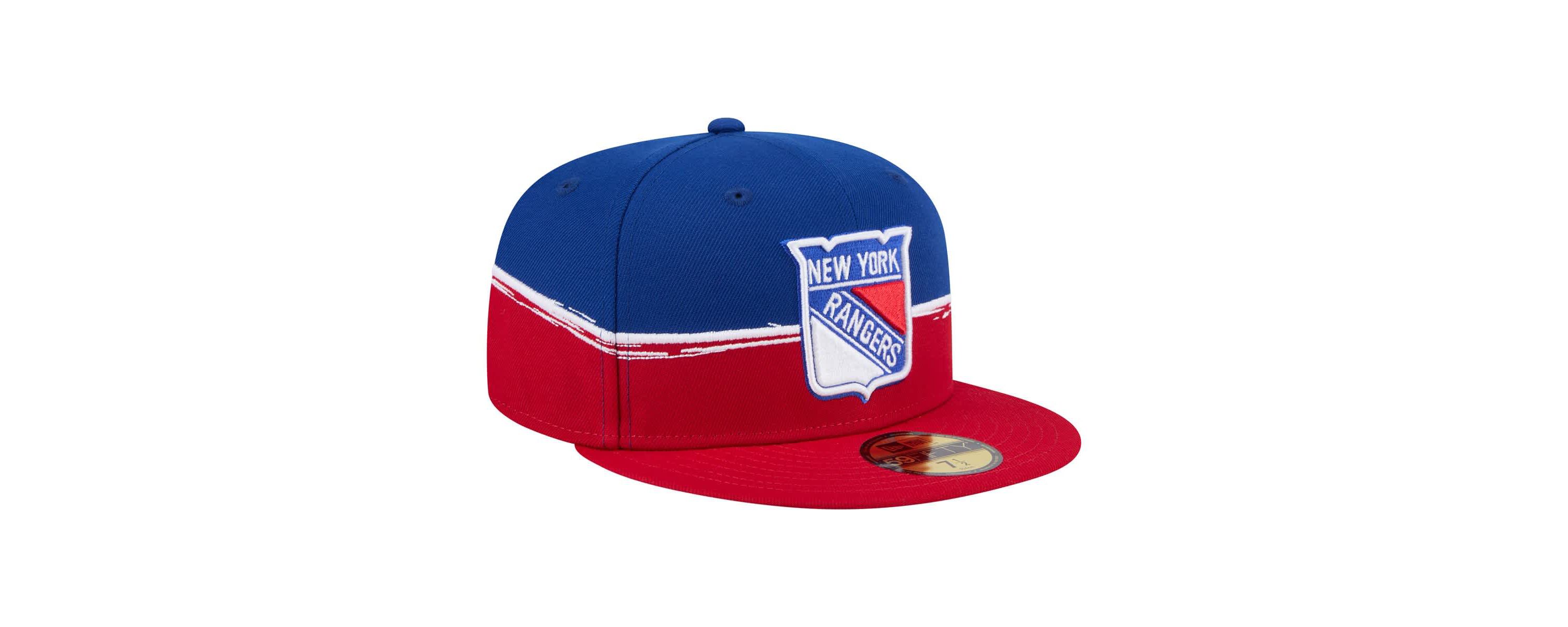 NHL Red/Royal New York Rangers Vintage Color Dip 59FIFTY Fitted Hat