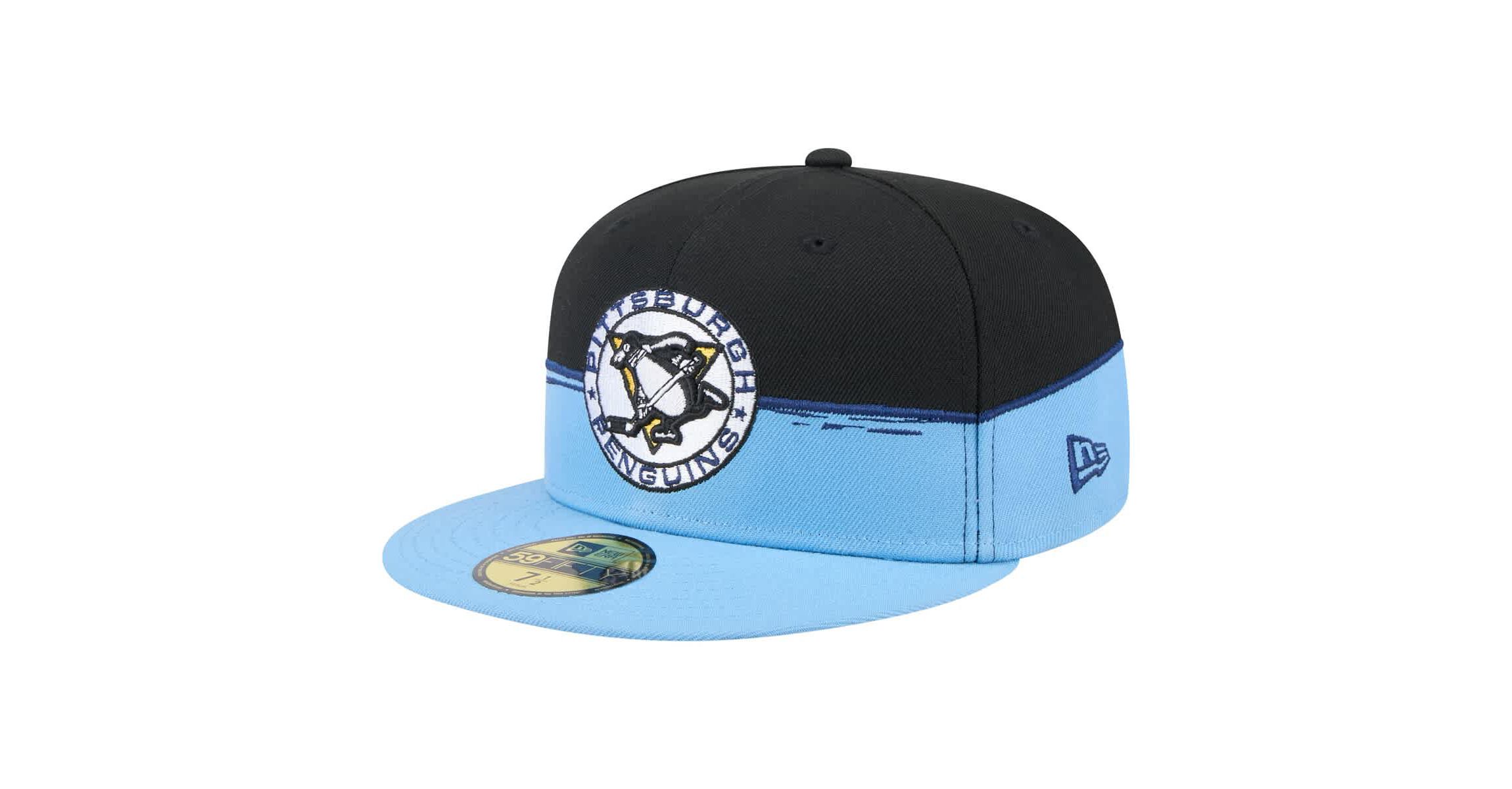 NHL Black/Light Pittsburgh Penguins Vintage Color Dip 59FIFTY Fitted Hat