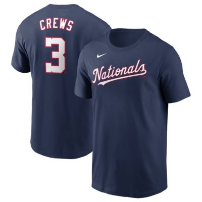 Men's MLB Nike Dylan Crews Washington Nationals Fuse Name & Number T-Shirt