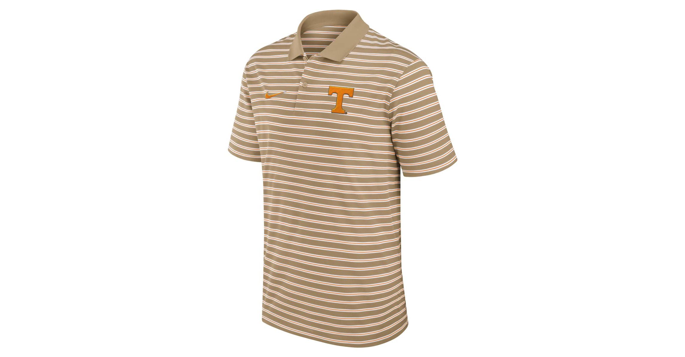NCAA Nike Tennessee Volunteers Athletic Prep Striped Dri-FIT Polo